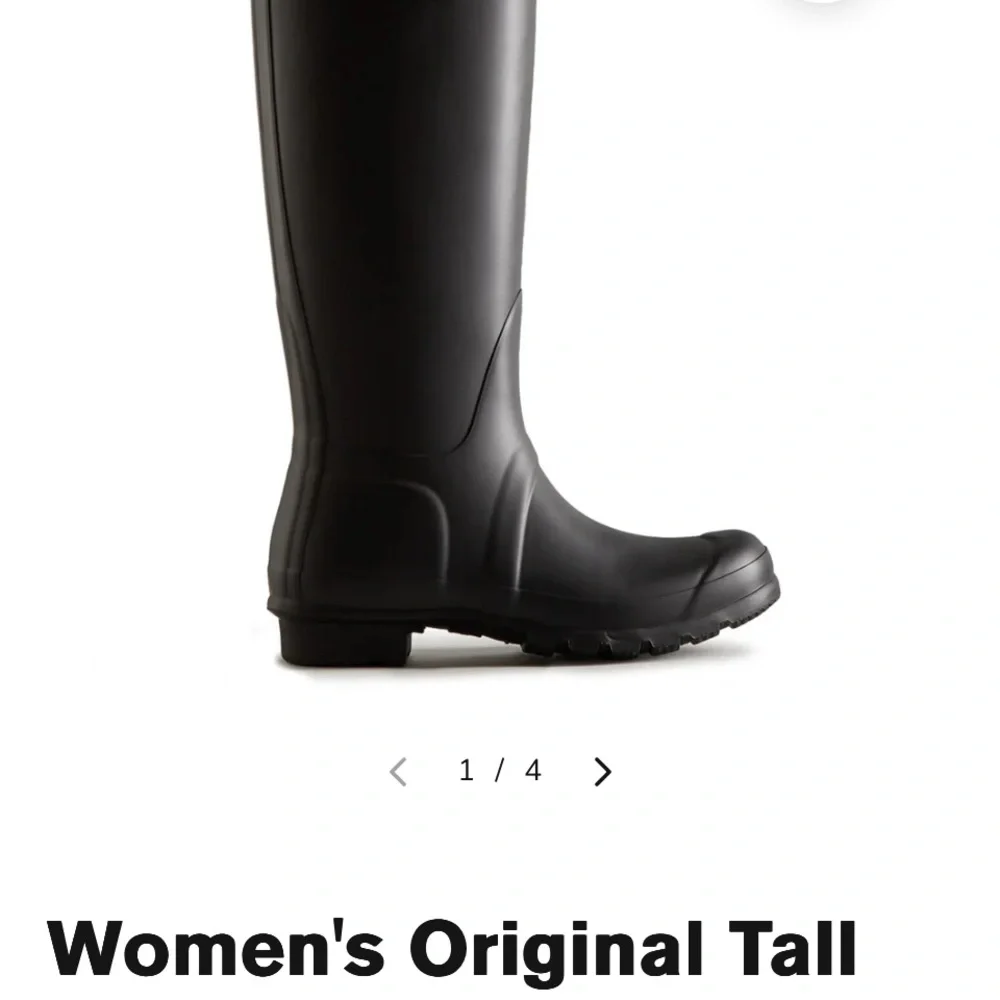 Hunter Original Black Rain Boots - Picture 4 of 4